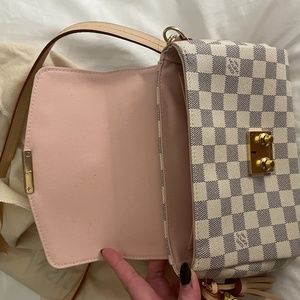 Louis Vuitton Croisette Damier Azur Handbag